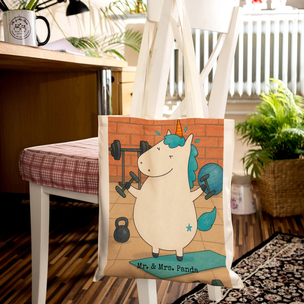 Tragetasche Einhorn Fitness Design Jutebeutel, Beutel, Tragetasche, Laptoptasche, Stoffbeutel, Schultertasche, Strandtasche, Jutetasche, Einkaufstasche, Umhängetasche, Beuteltasche, Shopper, Badetasche, Tasche, Stofftasche, Einkaufstüte, Einhorn, Einhörner, Einhorn Deko, Unicorn, Diät, Gym, Fitnessstudio, Geräte, Pumpen, Sport, Fitness, Abnehmen, Sixpack