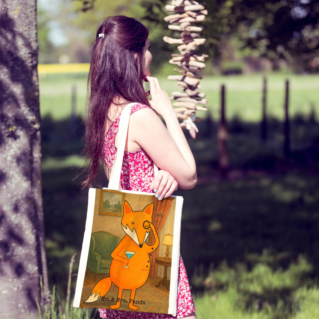 Tragetasche Fuchs Lord Design Schultertasche, Badetasche, Tasche, Beutel, Stofftasche, Jutebeutel, Einkaufstasche, Beuteltasche, Stoffbeutel, Jutetasche, Strandtasche, Laptoptasche, Einkaufstüte, Shopper, Umhängetasche, Tragetasche, Fuchs, Füchse, Spruch lustig, Liebeskummer Geschenk, Problemlösung, tröstende Worte, Motivation Spruch