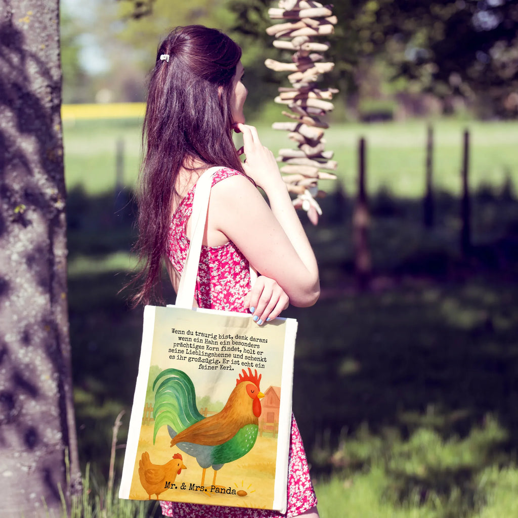 Tragetasche Hahn Korn Design Tasche, Jutebeutel, Beuteltasche, Einkaufstüte, Jutetasche, Schultertasche, Stoffbeutel, Beutel, Strandtasche, Umhängetasche, Badetasche, Tragetasche, Laptoptasche, Stofftasche, Einkaufstasche, Shopper, Bauernhof, Hoftiere, Landwirt, Landwirtin, Eier, Natur, Henne, Hahn, Korn
