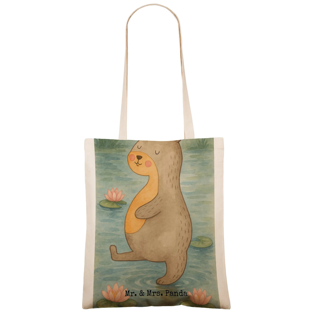 Tragetasche Otter Bauch Design Stoffbeutel, Laptoptasche, Einkaufstüte, Schultertasche, Einkaufstasche, Jutetasche, Shopper, Beutel, Umhängetasche, Tasche, Tragetasche, Stofftasche, Badetasche, Beuteltasche, Jutebeutel, Strandtasche, Otter, Fischotter, Seeotter, Otter Seeotter See Otter