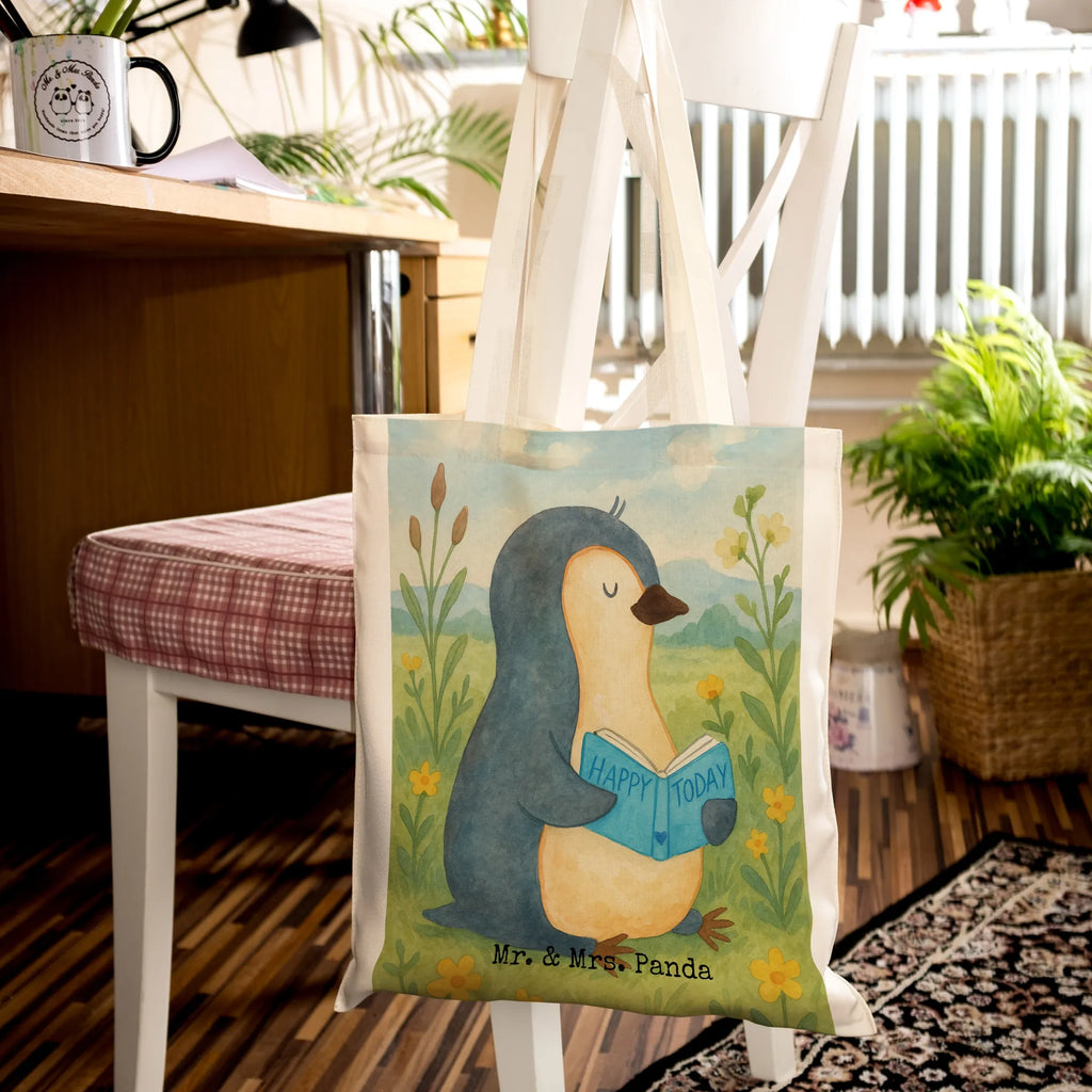 Tragetasche Pinguin Buch Design Badetasche, Tasche, Tragetasche, Jutebeutel, Jutetasche, Laptoptasche, Umhängetasche, Beuteltasche, Stofftasche, Strandtasche, Stoffbeutel, Beutel, Einkaufstasche, Schultertasche, Shopper, Einkaufstüte, Pinguin, Lesen, Nichtstun, Urlaub, Buch, Ferien, Pinguine, Faulenzen, Bücherwurm, Freizeit