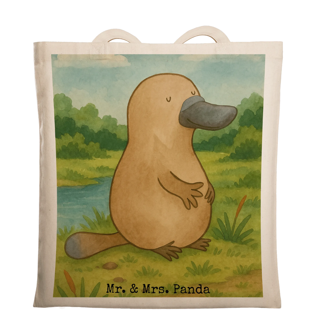 Tragetasche Schnabeltier Mut Design Shopper, Badetasche, Tasche, Jutebeutel, Einkaufstüte, Schultertasche, Jutetasche, Stoffbeutel, Beutel, Strandtasche, Tragetasche, Umhängetasche, Stofftasche, Beuteltasche, Laptoptasche, Einkaufstasche, Meerestiere, Meer, Urlaub, Büro, Schnabeltiere, Lebensweisheit, Neustart, Raodtrip, Weltreise, Training, Neuanfang, Motivation, Arbeit, Schnabeltier, Mut, mutig