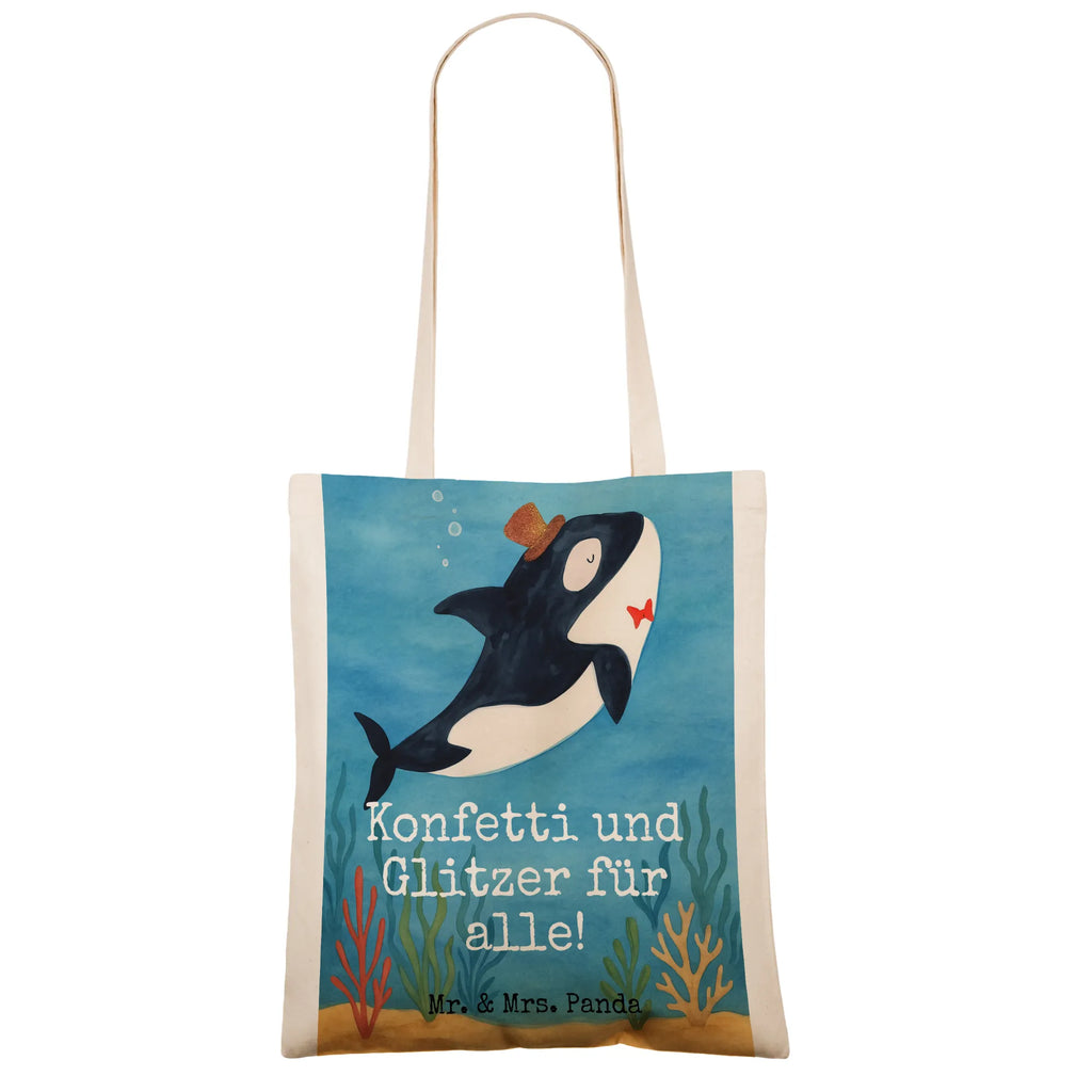 Tragetasche Orca Zylinder Design Umhängetasche, Einkaufstasche, Schultertasche, Laptoptasche, Strandtasche, Stoffbeutel, Jutebeutel, Beutel, Tragetasche, Einkaufstüte, Shopper, Badetasche, Beuteltasche, Stofftasche, Jutetasche, Tasche, Meerestiere, Meer, Urlaub, Glitter, Orca, Glückwunsch, Geburtstag, Konfetti, Fete, Narwal, Feier, Fest, Glitzer