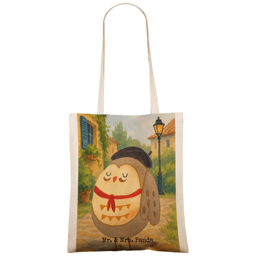 Tragetasche Eule Frankreich Design Stoffbeutel, Umhängetasche, Tasche, Beutel, Einkaufstüte, Shopper, Einkaufstasche, Schultertasche, Badetasche, Stofftasche, Jutebeutel, Strandtasche, Laptoptasche, Jutetasche, Tragetasche, Beuteltasche, Eule, Owl, Eule Deko, Spruch Französisch, La vie est belle, Eulen, hibou, Frankreich, Spruch schön, das Leben ist schön