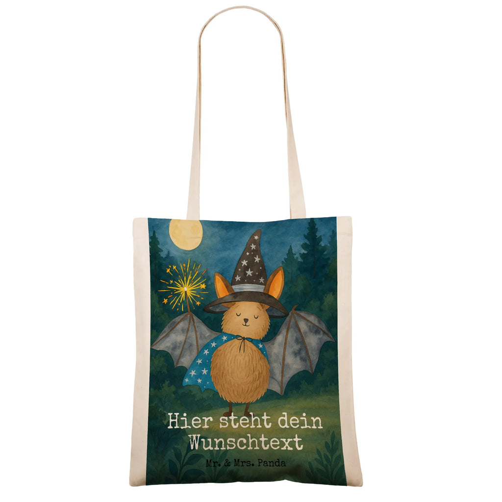Personalisierte Tragetasche Fledermaus Zauberer Design Personalisierter Stoffbeutel, Personalisierte Beuteltasche, Personalisierter Jutebeutel, Personalisierte Einkaufstasche, Personalisierter Beutel, Einkaufstasche mit Namen, Personalisierte Tasche, Personalisierte Jutetasche, Tragetasche mit Namen, Personalisierte Kindergartentasche, Stoffbeutel mit Namen, Tiermotive, Gute Laune, lustige Sprüche, Tiere, Fledermaus, Fledermäuse, Zauberer, reinsteigern, Magier, Frauen
