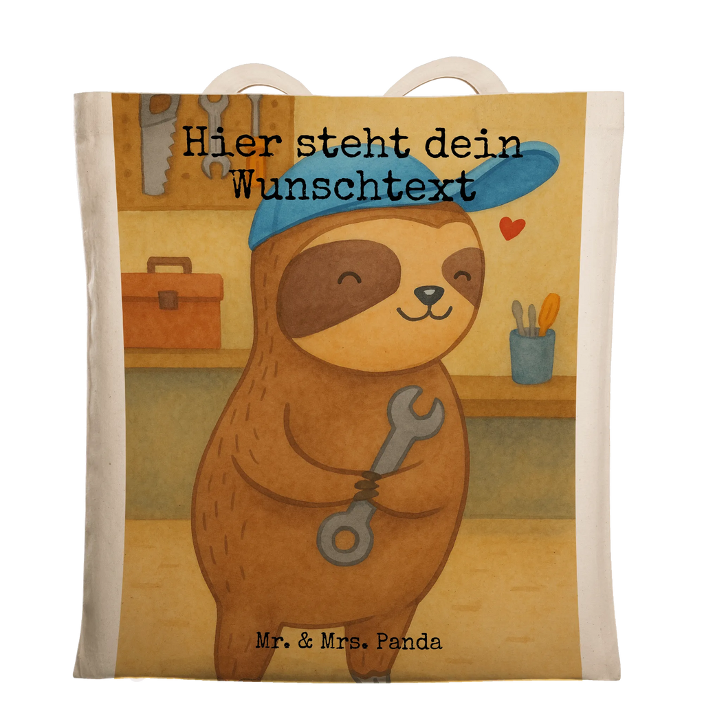 Personalisierte Tragetasche Faultier Vater Design Stoffbeutel mit Namen, Personalisierter Beutel, Personalisierter Stoffbeutel, Tragetasche mit Namen, Personalisierte Beuteltasche, Personalisierte Einkaufstasche, Personalisierte Kindergartentasche, Einkaufstasche mit Namen, Personalisierter Jutebeutel, Personalisierte Jutetasche, Personalisierte Tasche, Vatertag Geschenk, Papa Geschenke, Vater Geburtstag, Vatertag, Papi Geschenk, Papa Geschenk, Vater Handwerker, Vater Geschenk