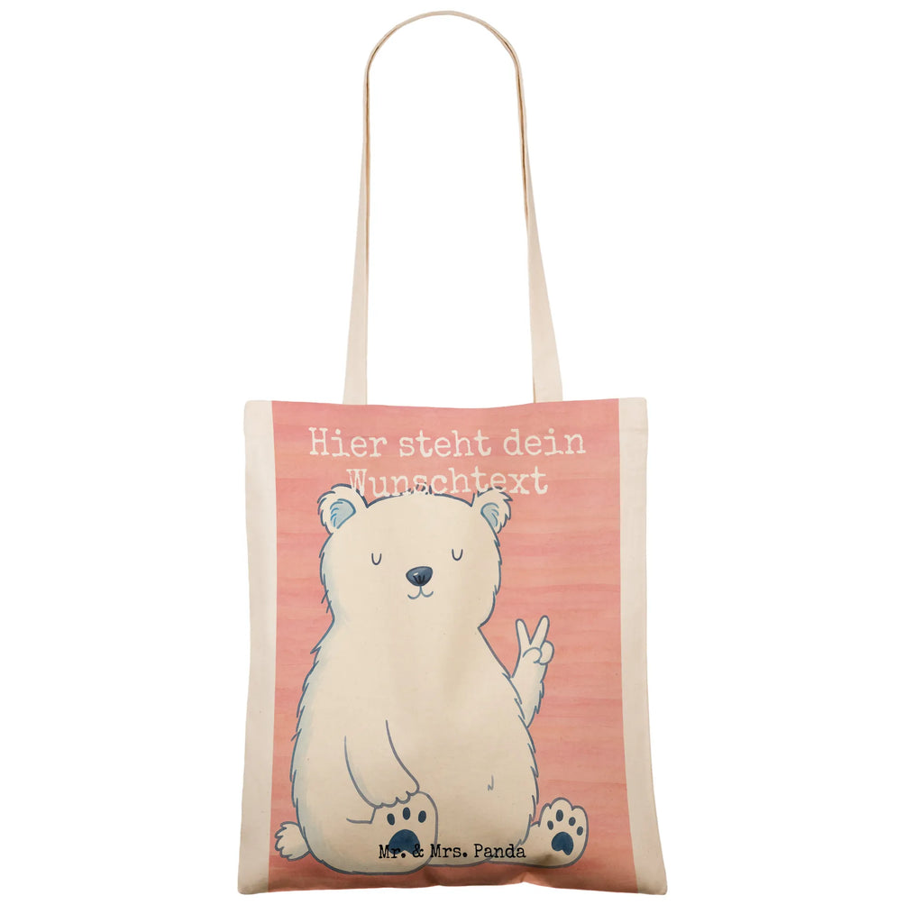 Personalisierte Tragetasche Eisbär Faul Design Stoffbeutel mit Namen, Personalisierte Kindergartentasche, Personalisierter Stoffbeutel, Personalisierte Einkaufstasche, Personalisierte Tasche, Personalisierter Jutebeutel, Personalisierter Beutel, Personalisierte Beuteltasche, Tragetasche mit Namen, Einkaufstasche mit Namen, Personalisierte Jutetasche, Bär, Teddy, Teddybär, Bürojob, Arbeitsplatz, Faul, Büro, Entspannen, Nordpol, Eisbär, Relaxen, Arbeit, Homeoffice