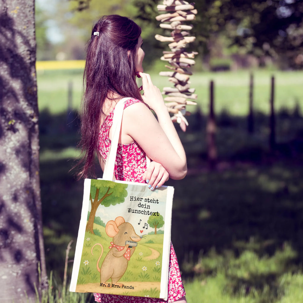 Personalisierte Tragetasche Maus Mundharmonika Design Personalisierte Beuteltasche, Personalisierter Stoffbeutel, Stoffbeutel mit Namen, Personalisierte Einkaufstasche, Einkaufstasche mit Namen, Tragetasche mit Namen, Personalisierter Jutebeutel, Personalisierte Jutetasche, Personalisierter Beutel, Personalisierte Kindergartentasche, Personalisierte Tasche, Instrumente, Geschenke Musiker, Musikliebhaber, Mundharmonika, Maus, Gesang, Lagerfeuer