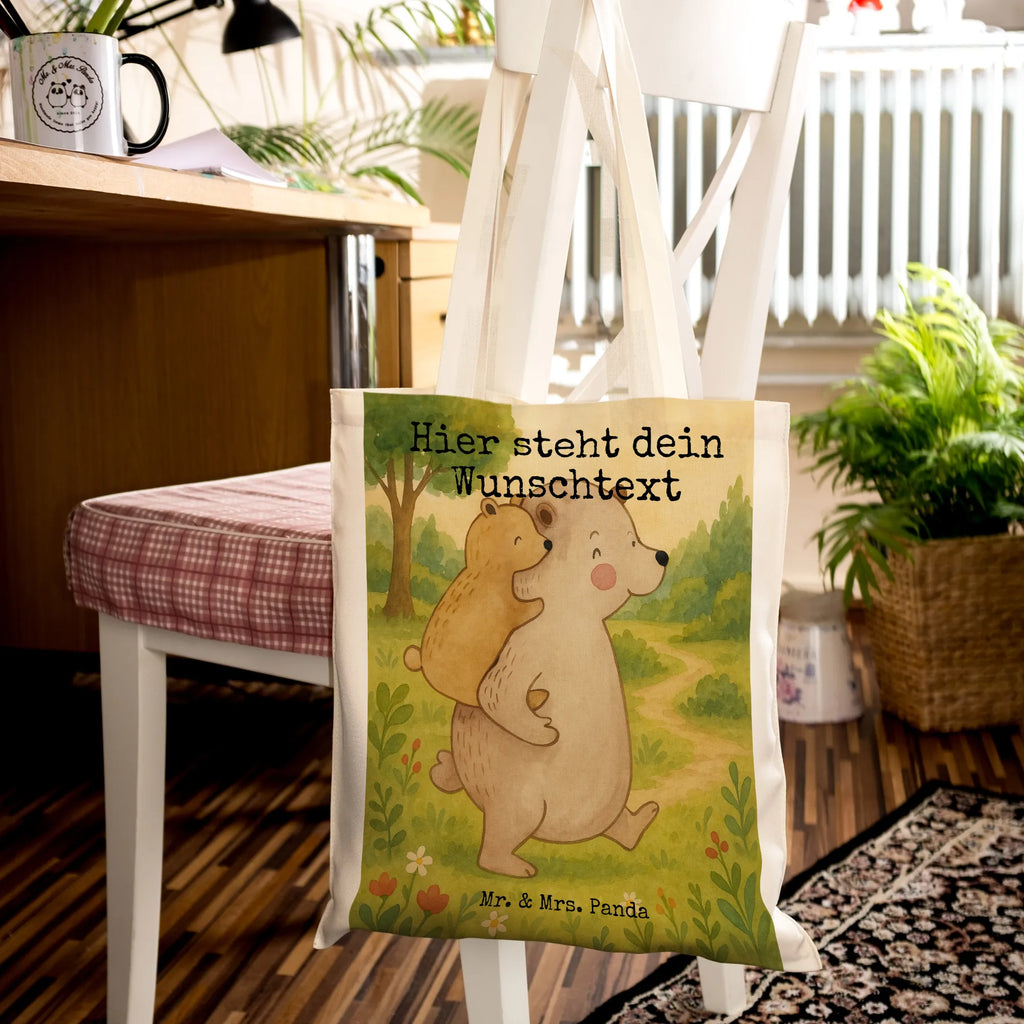 Personalisierte Tragetasche Papa Bär Design Stoffbeutel mit Namen, Personalisierter Beutel, Personalisierte Kindergartentasche, Personalisierter Stoffbeutel, Personalisierte Beuteltasche, Personalisierte Tasche, Tragetasche mit Namen, Personalisierte Jutetasche, Personalisierte Einkaufstasche, Einkaufstasche mit Namen, Personalisierter Jutebeutel, Familie, Vatertag, Muttertag, Bruder, Schwester, Mama, Papa, Oma, Opa, Geburtstag, Geschenk, Vati, Vater, Onkel, Papi