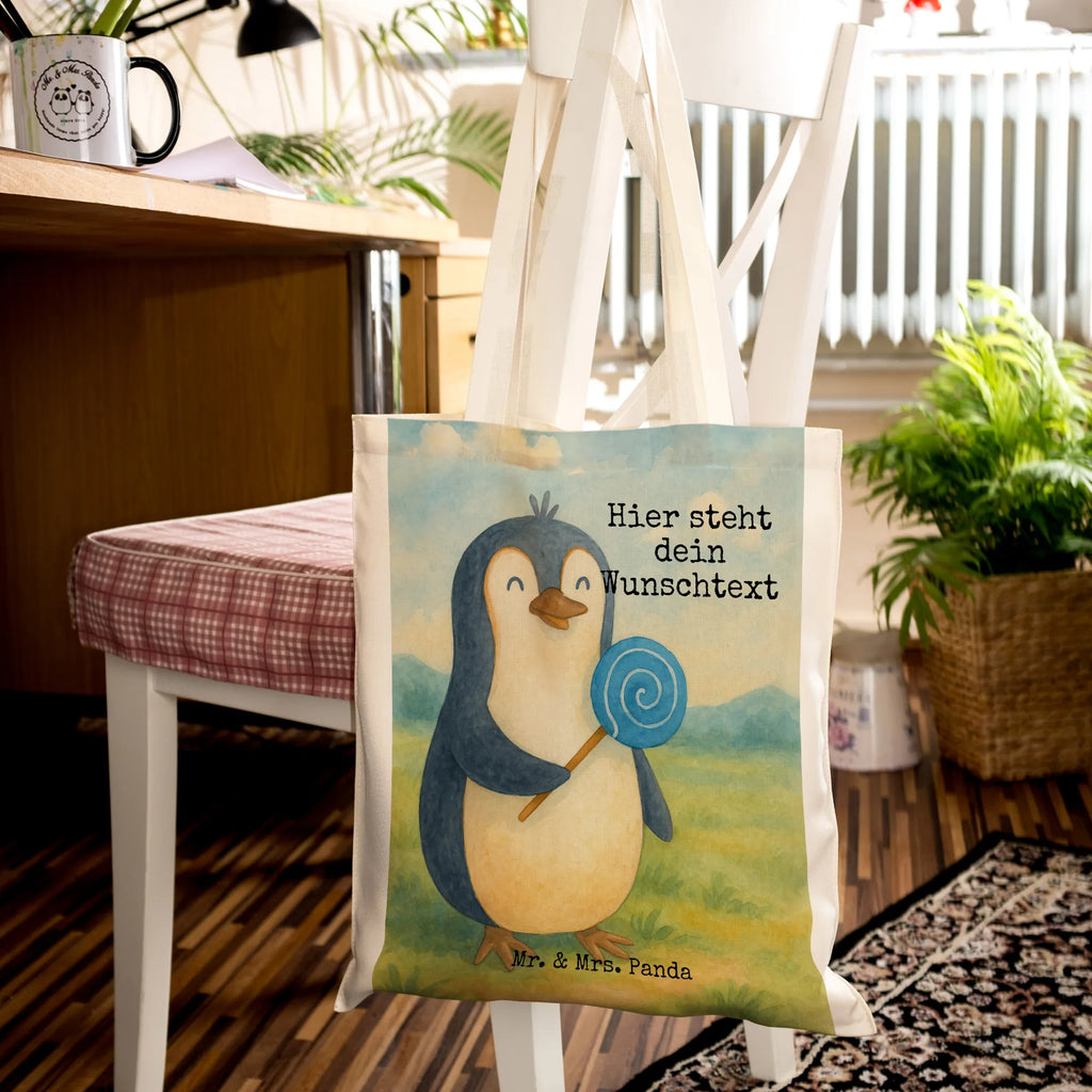 Personalisierte Tragetasche Pinguin Lolli Design Schultertasche, Umhängetasche, Personalisierter Jutebeutel, Personalisierte Beuteltasche, Stoffbeutel mit Namen, Tragetasche mit Namen, Personalisierter Stoffbeutel, Einkaufstasche mit Namen, Personalisierte Einkaufstasche, Strandtasche, Tasche, Personalisierter Beutel, Statementbeutel, Shopper, Einkaufsbeutel, Tüte, Personalisierte Jutetasche, Personalisierte Kindergartentasche, Personalisierte Tasche, Pinguin, Pinguine, Ganove, Blödsinn, Gauner, Rebell, Lolli, Rabauke, Süßigkeiten, Spruch