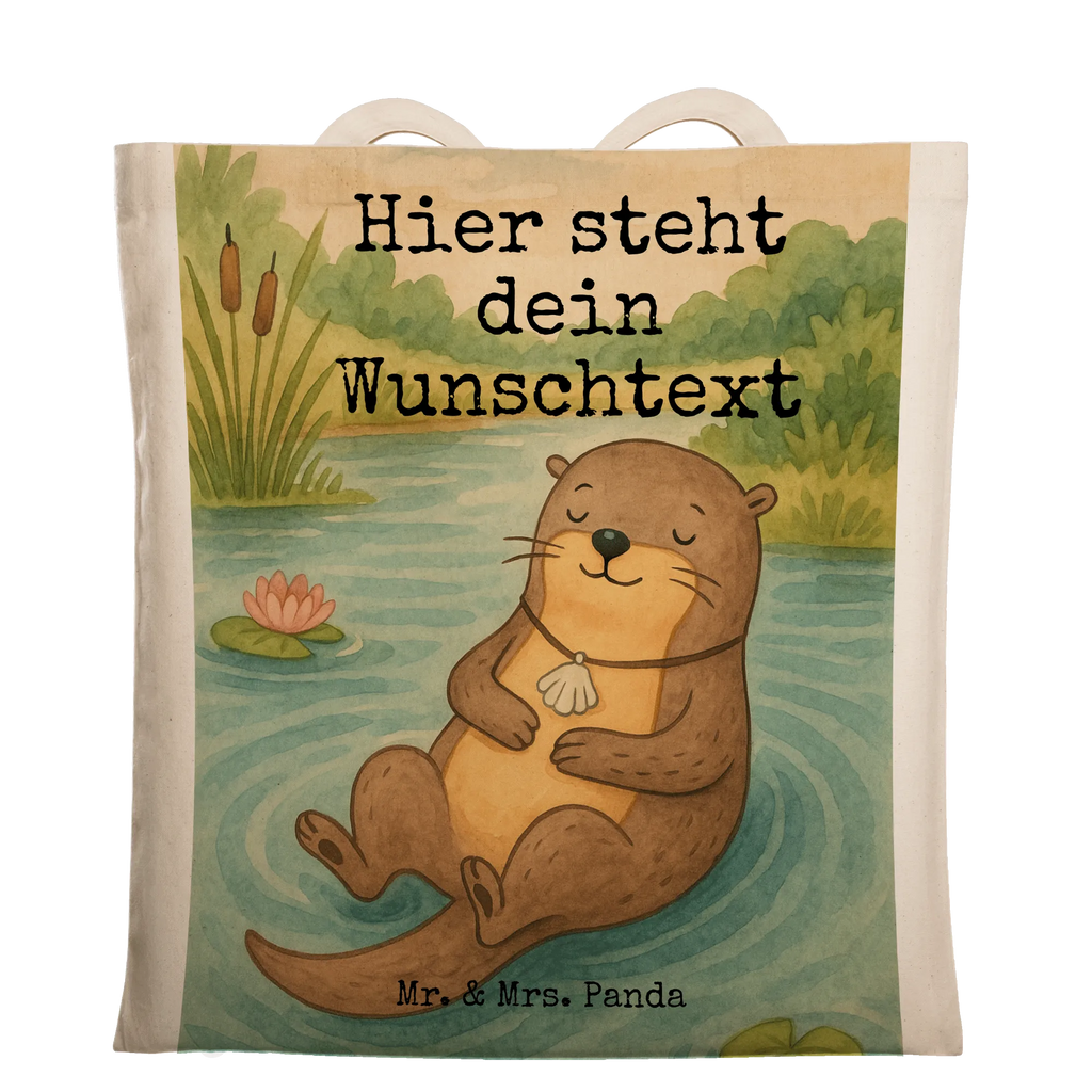 Personalisierte Tragetasche Otter Muschel Design Personalisierte Kindergartentasche, Personalisierter Beutel, Personalisierte Tasche, Personalisierte Jutetasche, Personalisierter Jutebeutel, Einkaufstasche mit Namen, Personalisierte Einkaufstasche, Personalisierter Stoffbeutel, Stoffbeutel mit Namen, Personalisierte Beuteltasche, Tragetasche mit Namen, Otter, Fischotter, Seeotter, Tagträumen, träumen, Büro, Otterliebe, Motivation, grübeln