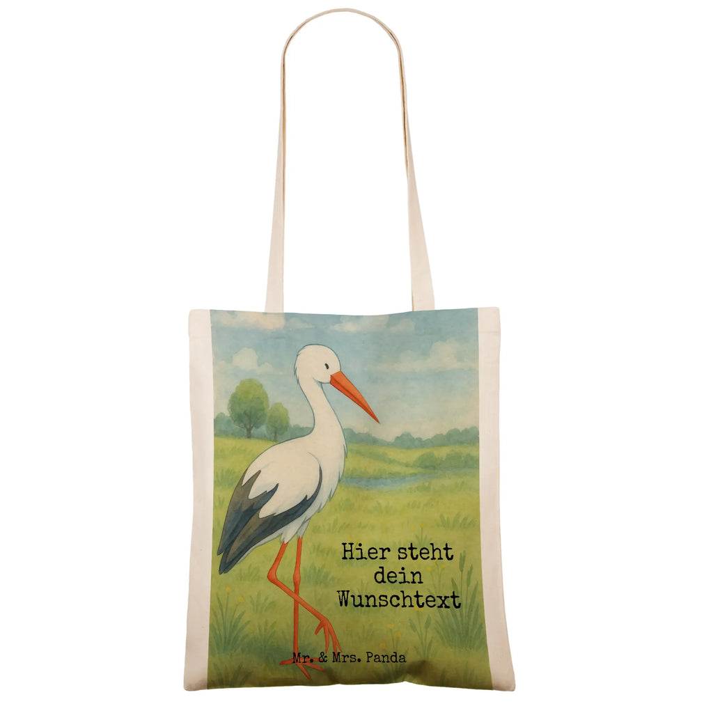 Personalisierte Tragetasche Storch Design Personalisierte Beuteltasche, Personalisierte Tasche, Personalisierte Kindergartentasche, Personalisierte Einkaufstasche, Einkaufstasche mit Namen, Personalisierte Jutetasche, Stoffbeutel mit Namen, Personalisierter Stoffbeutel, Personalisierter Jutebeutel, Tragetasche mit Namen, Personalisierter Beutel, Tiermotive, Gute Laune, lustige Sprüche, Tiere, Baby, Störche, Schwanger, Mütter, Mutter werden, Geburt, Babybauch, Schwangerschaft, Mutter, Storch