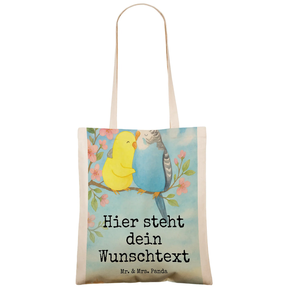 Personalisierte Tragetasche Wellensittich Liebe Design Tragetasche mit Namen, Personalisierter Jutebeutel, Personalisierte Einkaufstasche, Stoffbeutel mit Namen, Personalisierter Beutel, Personalisierter Stoffbeutel, Personalisierte Jutetasche, Personalisierte Kindergartentasche, Personalisierte Beuteltasche, Personalisierte Tasche, Einkaufstasche mit Namen, Liebe, Partner, Freund, Freundin, Ehemann, Ehefrau, Heiraten, Verlobung, Heiratsantrag, Liebesgeschenk, Jahrestag, Hocheitstag, Vögel, Vertrauen, Wellensittich, Kuscheln, Nähe