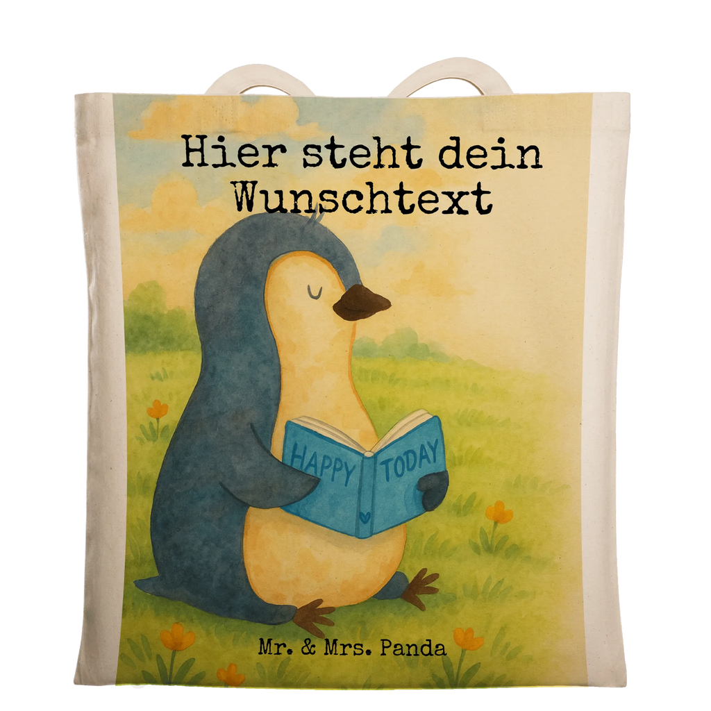Personalisierte Tragetasche Pinguin Buch Design Personalisierte Kindergartentasche, Stoffbeutel mit Namen, Personalisierter Stoffbeutel, Personalisierte Einkaufstasche, Tragetasche mit Namen, Personalisierte Tasche, Personalisierter Jutebeutel, Personalisierte Jutetasche, Einkaufstasche mit Namen, Personalisierte Beuteltasche, Personalisierter Beutel, Pinguin, Ferien, Bücherwurm, Buch, Nichtstun, Urlaub, Lesen, Freizeit, Faulenzen, Pinguine