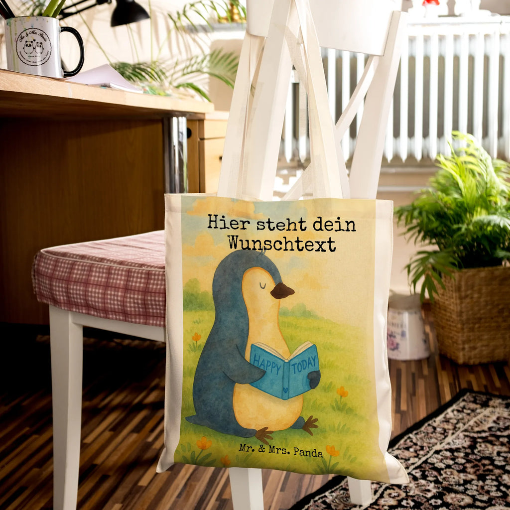 Personalisierte Tragetasche Pinguin Buch Design Personalisierte Kindergartentasche, Stoffbeutel mit Namen, Personalisierter Stoffbeutel, Personalisierte Einkaufstasche, Tragetasche mit Namen, Personalisierte Tasche, Personalisierter Jutebeutel, Personalisierte Jutetasche, Einkaufstasche mit Namen, Personalisierte Beuteltasche, Personalisierter Beutel, Pinguin, Ferien, Bücherwurm, Buch, Nichtstun, Urlaub, Lesen, Freizeit, Faulenzen, Pinguine