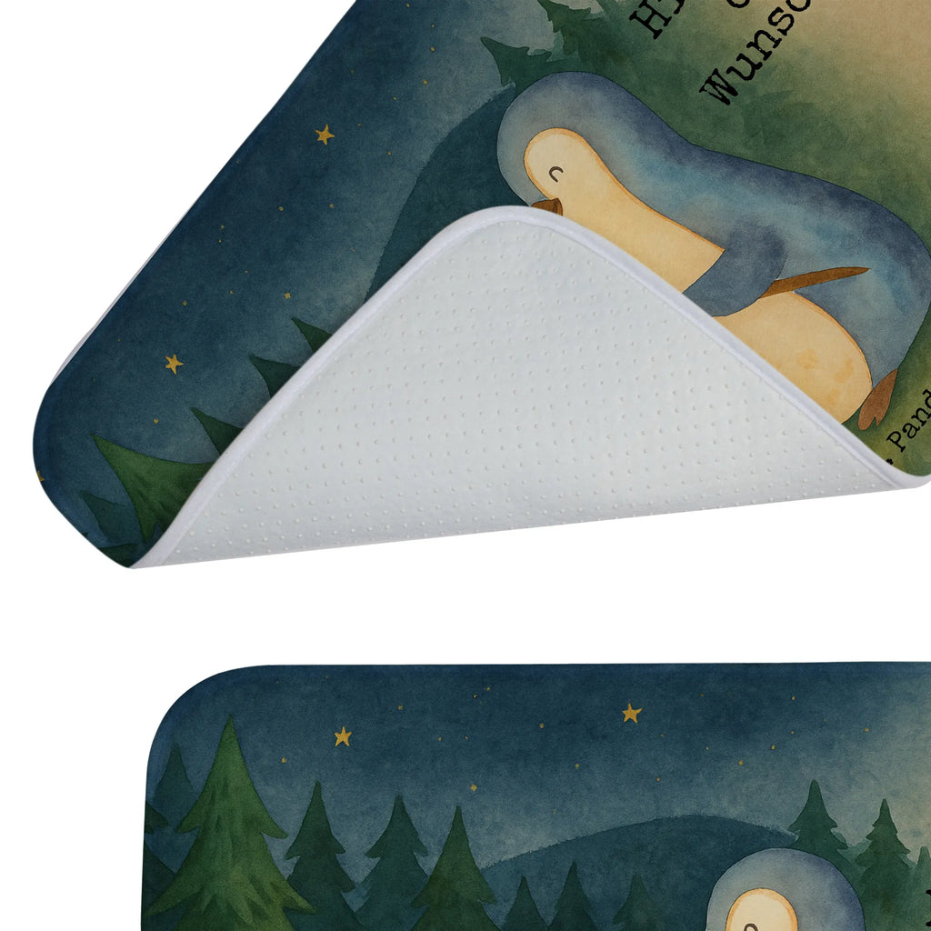 Personalizowana mata łazienkowa pingwin ognisko Design Pinguin