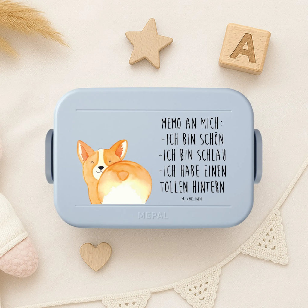 MEPAL Bentobox Corgi Po Motiv Bentobox, Brotdose, Lunchbox, Hund, Hundemotiv, Haustier, Hunderasse, Tierliebhaber, Hundebesitzer, Sprüche, Corgie, Selbstliebe, Hundeliebe, Spruch, Motivation