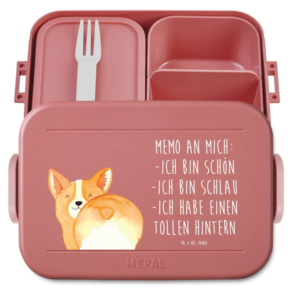 MEPAL Bentobox Corgi Po Motiv Bentobox, Brotdose, Lunchbox, Hund, Hundemotiv, Haustier, Hunderasse, Tierliebhaber, Hundebesitzer, Sprüche, Corgie, Selbstliebe, Hundeliebe, Spruch, Motivation