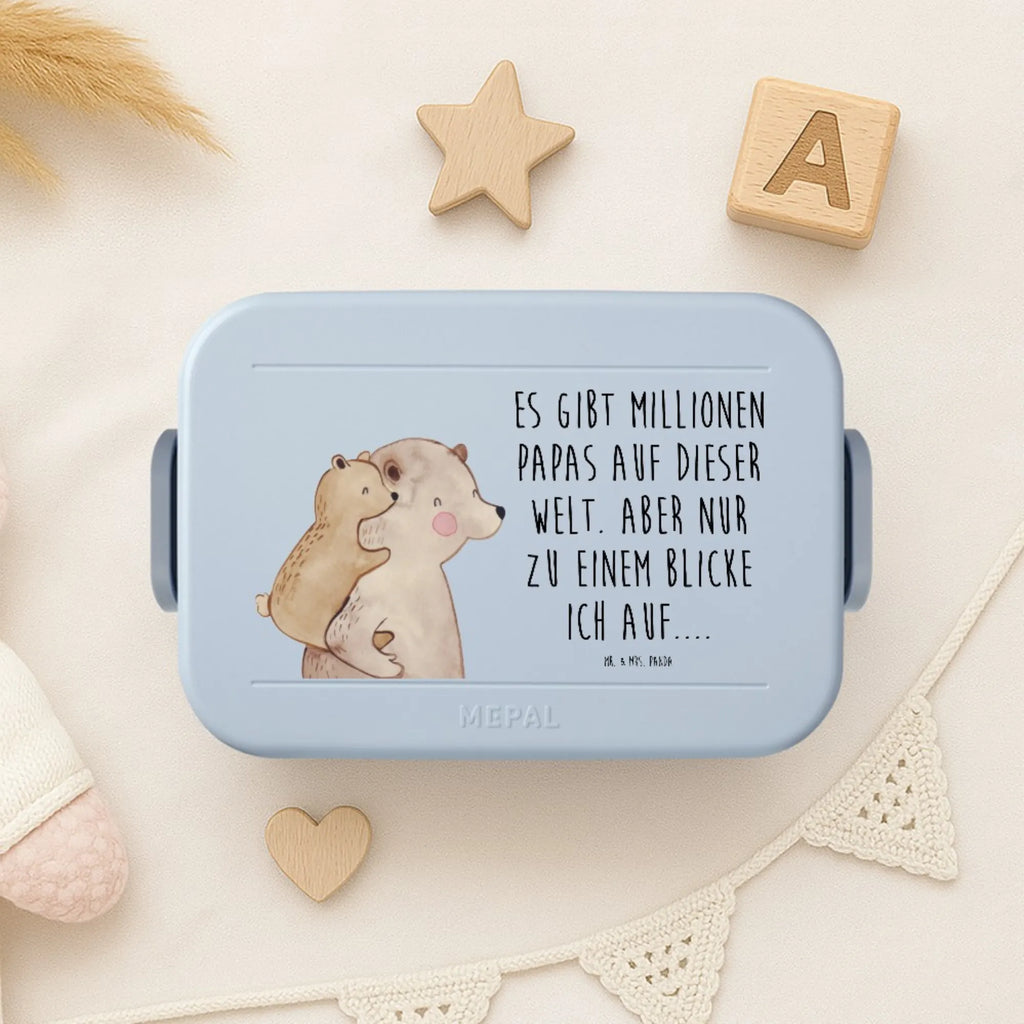 MEPAL Bentobox Papa Bär Motiv Brotdose, Lunchbox, Bentobox, Familie, Vatertag, Muttertag, Bruder, Schwester, Mama, Papa, Oma, Opa, Geburtstag, Onkel, Vater, Papi, Geschenk, Vati