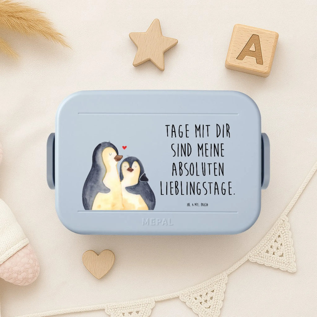 MEPAL Bentobox Pinguin umarmen Motiv Brotdose, Bentobox, Lunchbox, Pinguin, Liebe, Liebespaar, Hochzeitsgeschenk, Jahrestag, Hochzeit, Liebesgeschenk, Hochzeitstag, Liebesbeweis, Verlobung