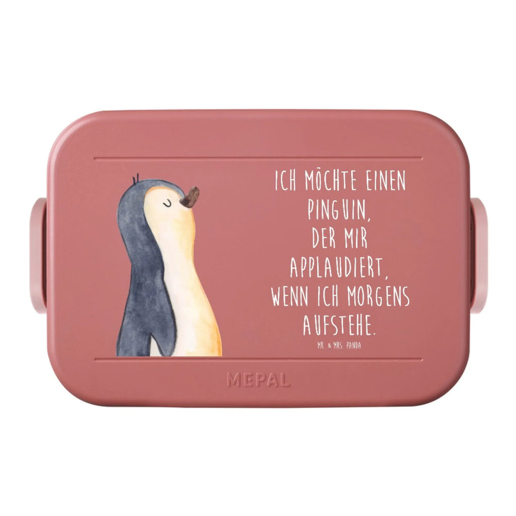 MEPAL Bentobox Pinguin marschieren Motiv Lunchbox, Bentobox, Brotdose, Pinguin, Familie, Frühaufsteher, Langschläfer, Pinguine, Schwester, Bruder