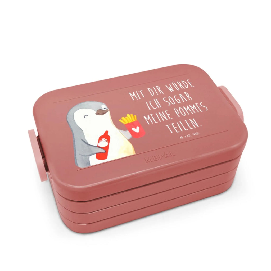 MEPAL Bentobox Pinguin Pommes Motiv Bentobox, Brotdose, Lunchbox, Liebe, Partner, Freund, Freundin, Ehemann, Ehefrau, Heiraten, Verlobung, Heiratsantrag, Liebesgeschenk, Jahrestag, Hocheitstag, für Ehemann, Liebesbeweis, Valentinstag, für Männer, Geschenk für Frauen, Hochzeitstag, Geschenk für Freundin, Mitbringsel, Geschenk für Partner