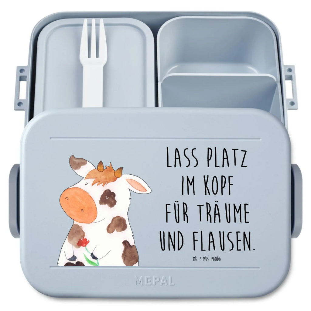 MEPAL Bentobox Kuh Motiv Lunchbox, Brotdose, Bentobox, Bauernhof, Hoftiere, Landwirt, Landwirtin, Flausen, Kühe, Magie, Milchkuh, Kuh, Hof, Motivtion, Milch, Spruch, Träume