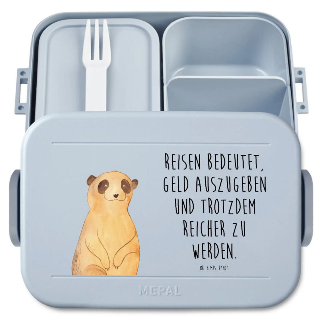 MEPAL Bentobox Erdmännchen Motiv Lunchbox, Brotdose, Bentobox, Afrika, Wildtiere, Weltreise, Reisen, Traveling, Spruch, Roadtrip, Afrikareise, Erdmännchen