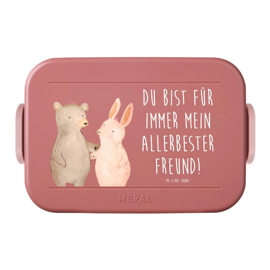 MEPAL Bentobox Bär und Hase Umarmen Motiv Bentobox, Brotdose, Lunchbox, Liebe, Partner, Freund, Freundin, Ehemann, Ehefrau, Heiraten, Verlobung, Heiratsantrag, Liebesgeschenk, Jahrestag, Hocheitstag, bester Freund, best friends, Bär, Freunde, Bärchen, Hase