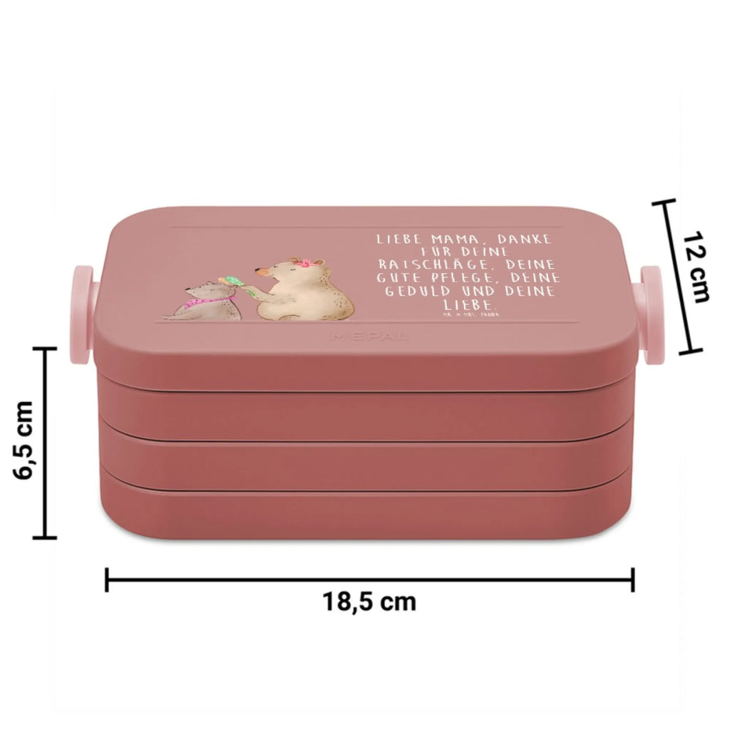 MEPAL Bentobox Bär Kind Motiv Brotdose, Lunchbox, Bentobox, Familie, Vatertag, Muttertag, Bruder, Schwester, Mama, Papa, Oma, Opa, Mutti, Mutter, Geschenk