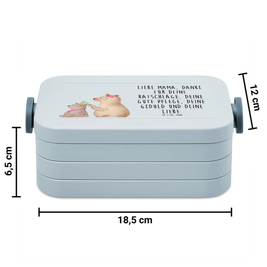 MEPAL Bentobox Bär Kind Motiv Brotdose, Lunchbox, Bentobox, Familie, Vatertag, Muttertag, Bruder, Schwester, Mama, Papa, Oma, Opa, Mutti, Mutter, Geschenk