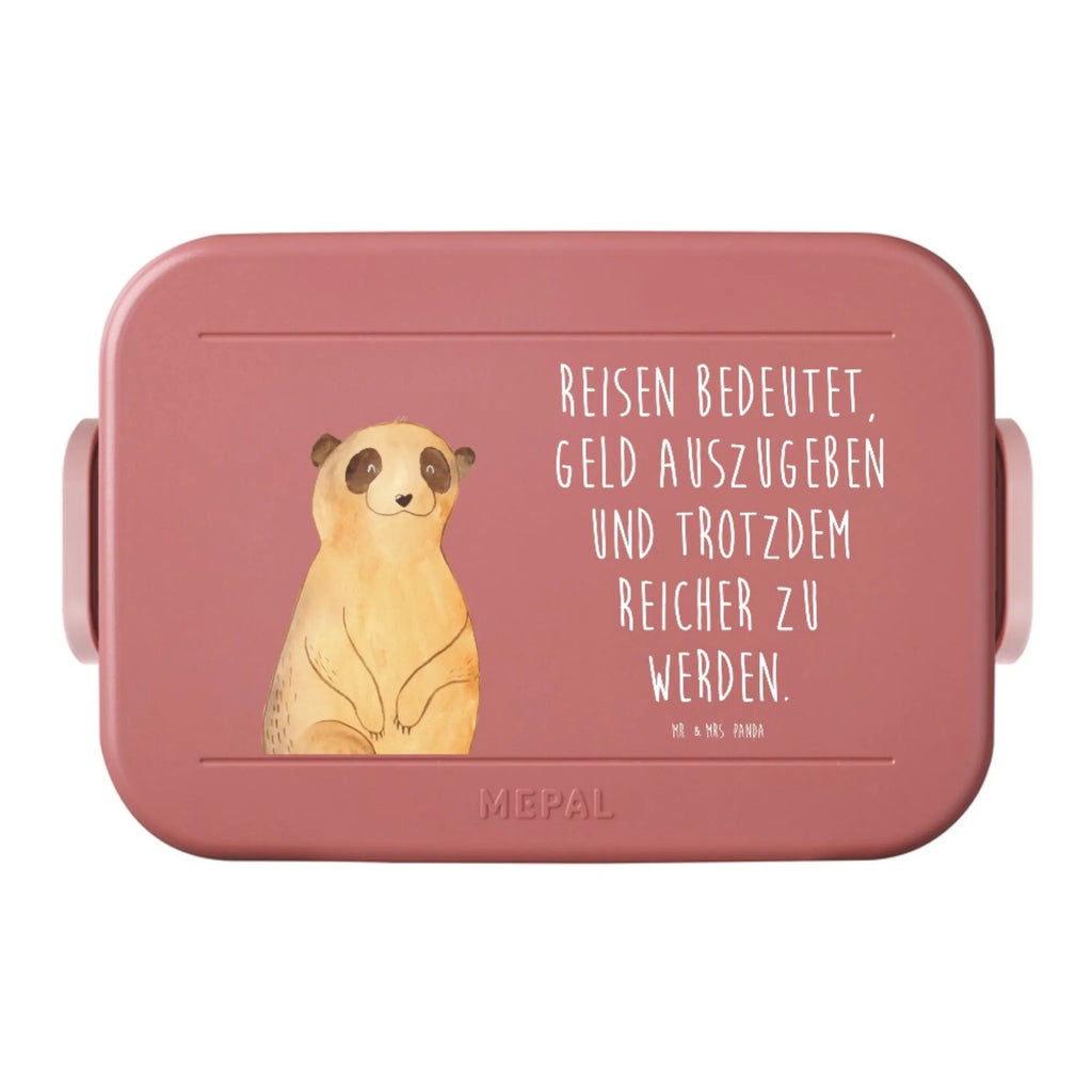 MEPAL Bentobox Erdmännchen Motiv Lunchbox, Brotdose, Bentobox, Afrika, Wildtiere, Weltreise, Reisen, Traveling, Spruch, Roadtrip, Afrikareise, Erdmännchen