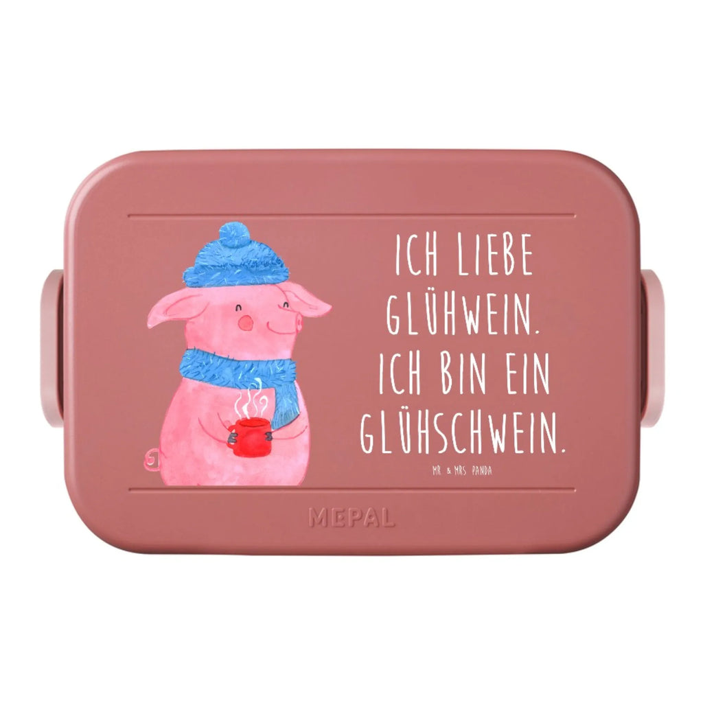 MEPAL Bentobox Schwein Glühwein Motiv Bentobox, Lunchbox, Brotdose, Winter, Weihnachten, Weihnachtsdeko, Nikolaus, Advent, Heiligabend, Wintermotiv, Glühwein, Glühschwein, Punsch, Weihnachtsmarkt