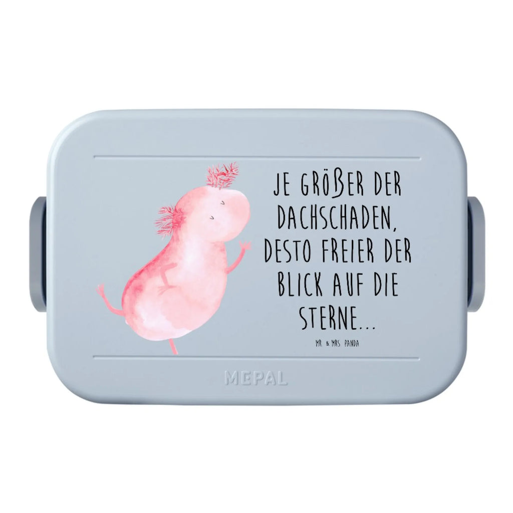 MEPAL Bentobox Axolotl Tanzen Motiv Lunchbox, Bentobox, Brotdose, Axolotl, Molch, Schwanzlurch, Axolot, Sterne, Lurch, beste Freundin, Dachschaden, Freundin, Lurche, verrückt
