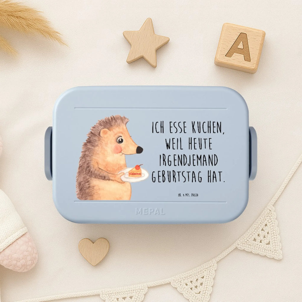 MEPAL Bentobox Igel Kuchenstück Motiv Bentobox, Lunchbox, Brotdose, Tiermotive, Gute Laune, lustige Sprüche, Tiere, Backen Geschenk, Essen Spruch, Igel, Torte, Einladung Party, Kuchen, Kuchen backen, Geburtstagskuchen