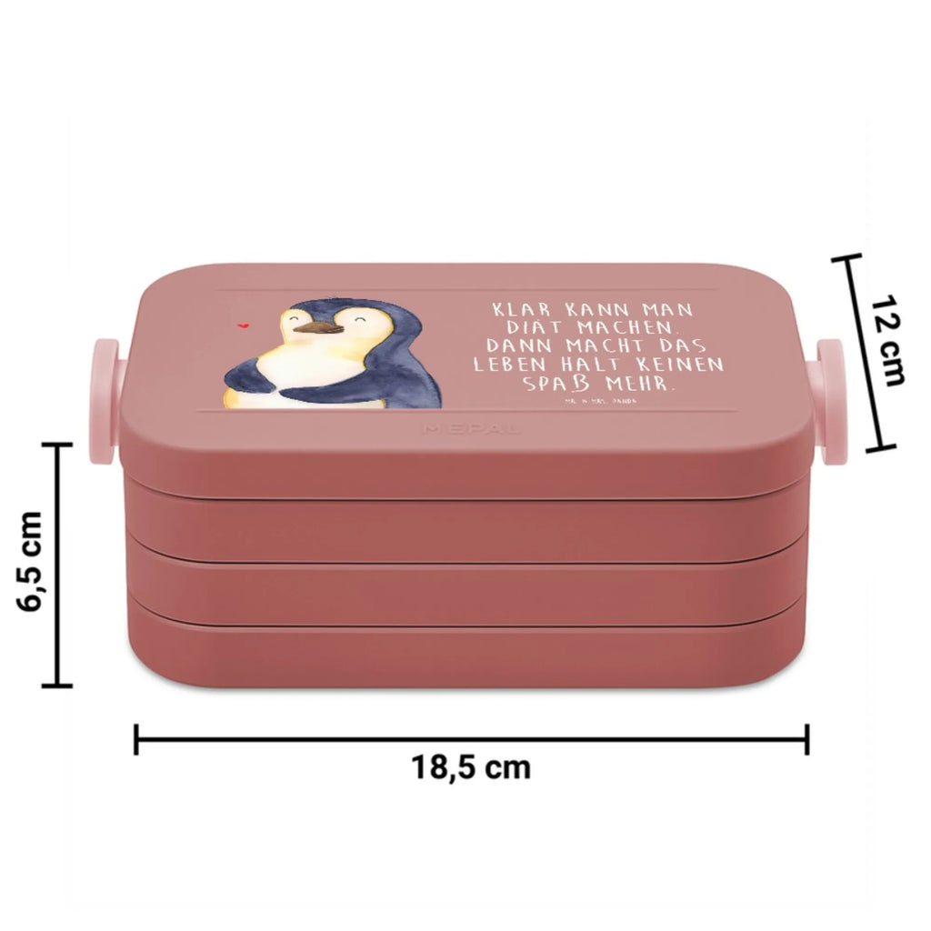 MEPAL Bentobox Pinguin Diät Motiv Bentobox, Brotdose, Lunchbox, Pinguin, Diät, Pinguine, Selbstrespekt, Abspecken, Motivation, Selbstliebe, Gewicht, Körperliebe, Abnehmen