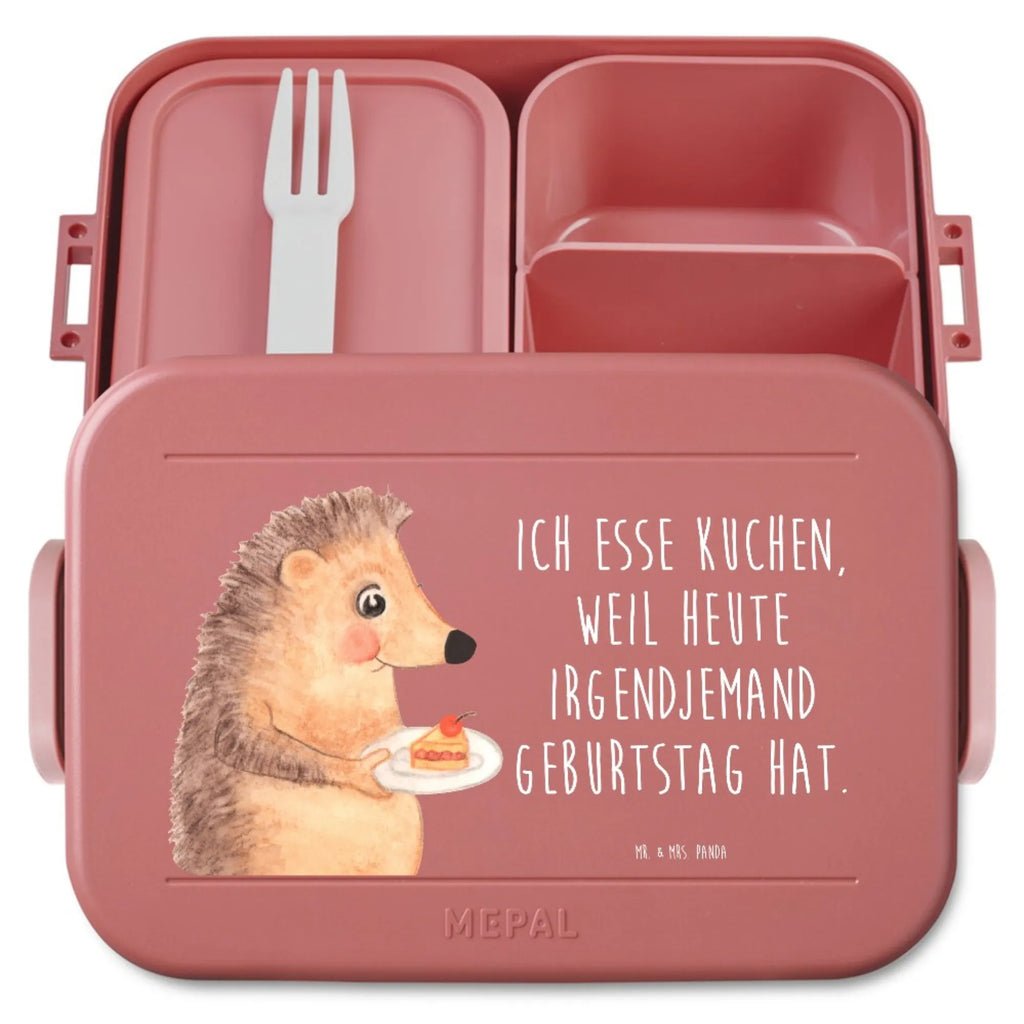 MEPAL Bentobox Igel Kuchenstück Motiv Bentobox, Lunchbox, Brotdose, Tiermotive, Gute Laune, lustige Sprüche, Tiere, Backen Geschenk, Essen Spruch, Igel, Torte, Einladung Party, Kuchen, Kuchen backen, Geburtstagskuchen