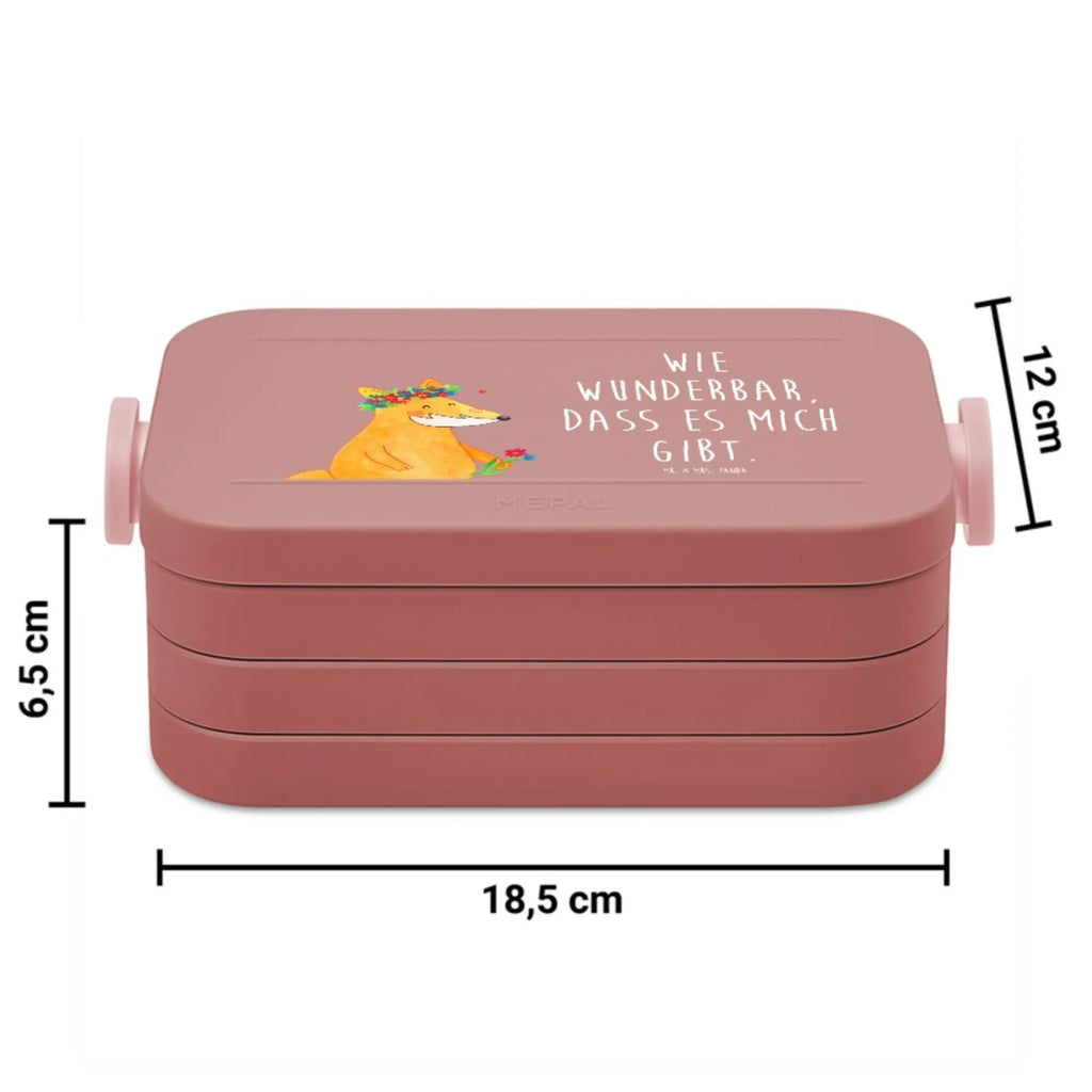 MEPAL Bentobox Fuchs Blumen Motiv Lunchbox, Bentobox, Brotdose, Fuchs, ich, Selbstliebe, Blume, Füchse, Liebesbeweis, Freundin, Fox, Freude, Freundinnen, Blumen, Blumenmädchen, Fuchsmädchen, Motivation, Liebe, mich
