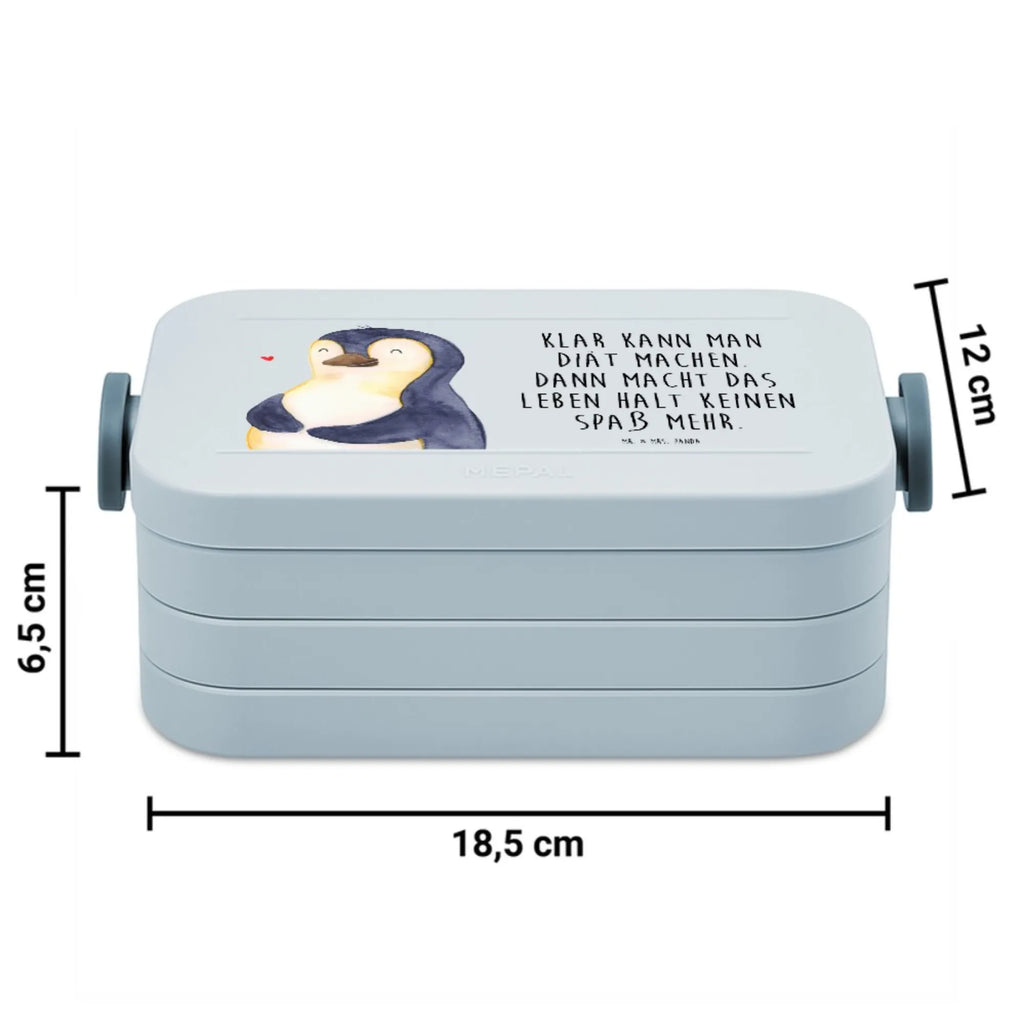 MEPAL Bentobox Pinguin Diät Motiv Bentobox, Brotdose, Lunchbox, Pinguin, Diät, Pinguine, Selbstrespekt, Abspecken, Motivation, Selbstliebe, Gewicht, Körperliebe, Abnehmen