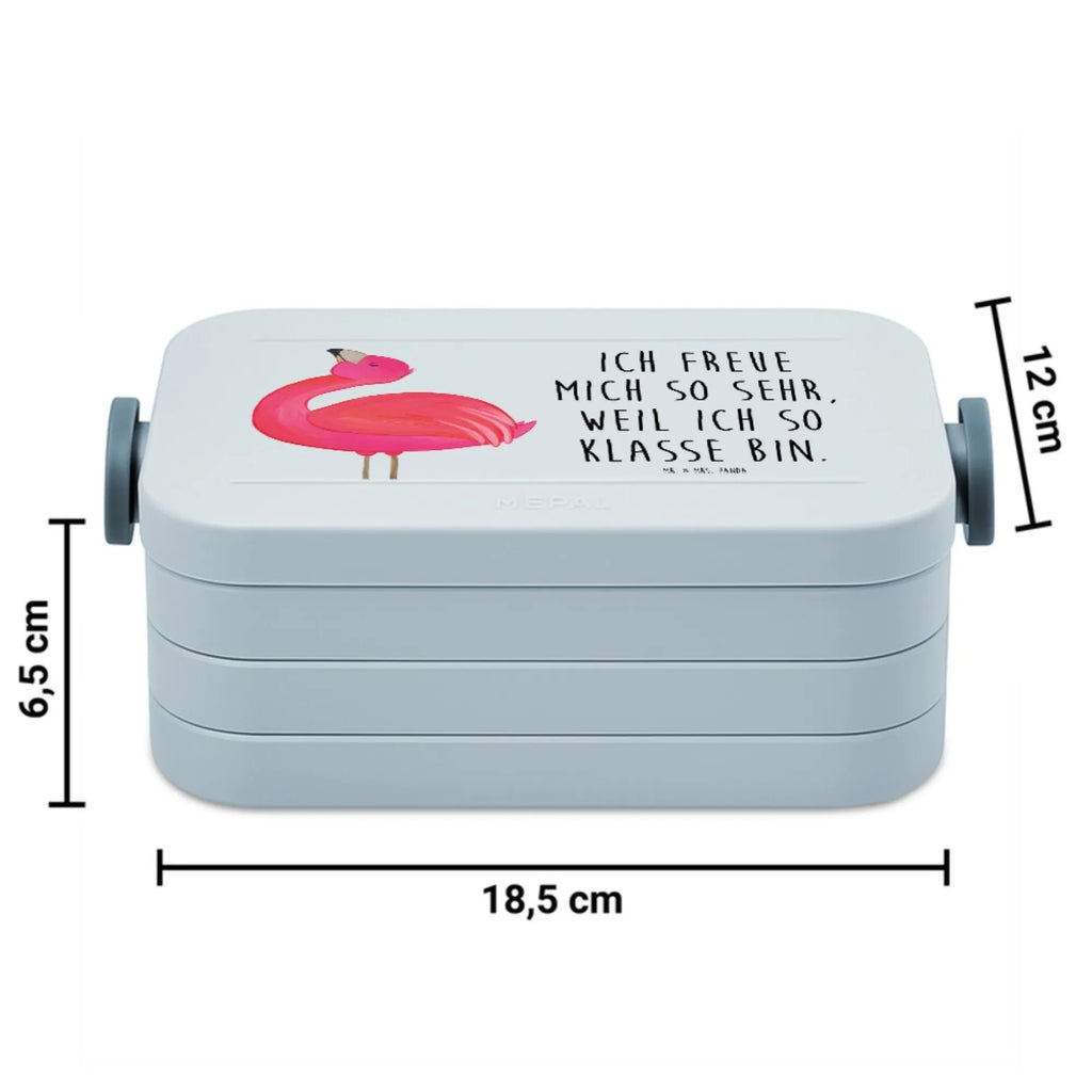 MEPAL Bentobox Flamingo Stolz Motiv Bentobox, Brotdose, Lunchbox, Flamingo, stolz, Selbstakzeptanz, Freude, Schwester, Freundin, Selbstliebe, Tochter, Mama, beste Freundin