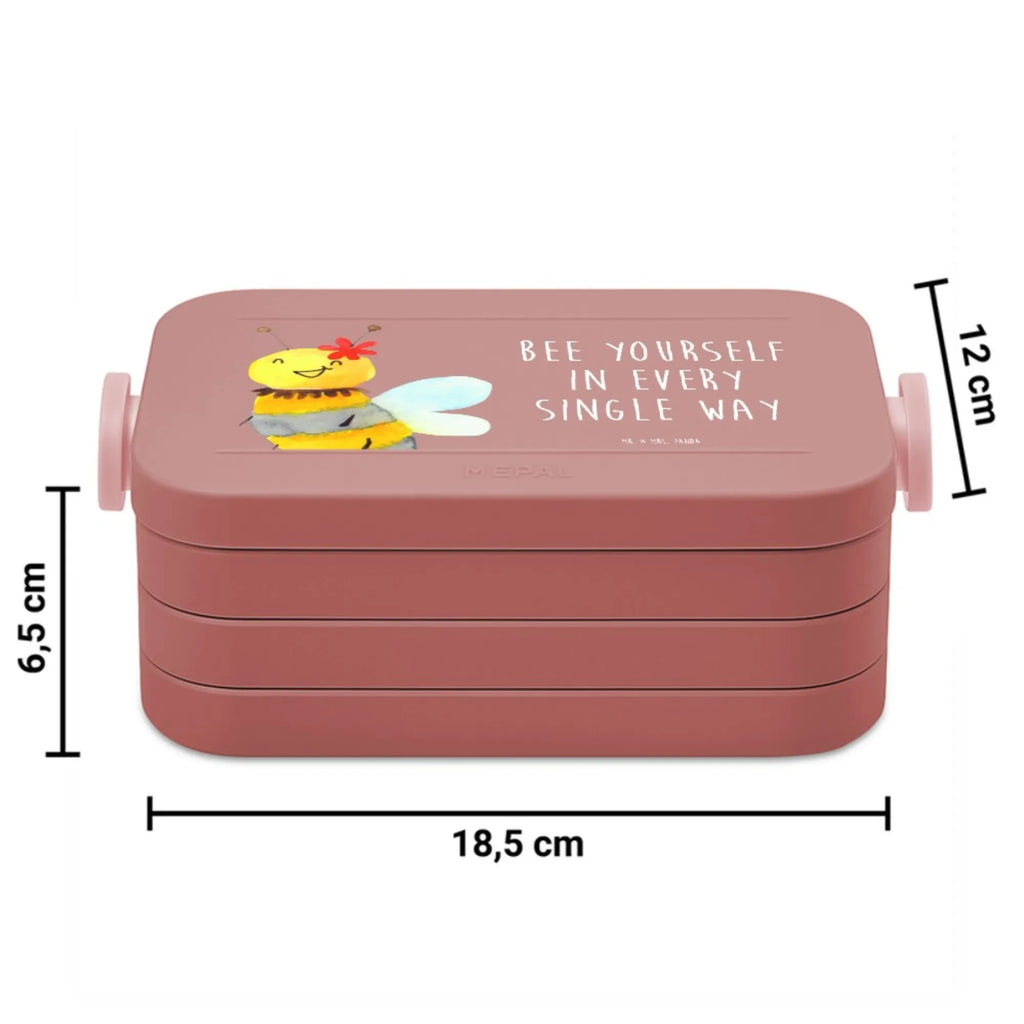 MEPAL Bentobox Biene Blume Motiv Brotdose, Lunchbox, Bentobox, Biene, Wespe, Hummel