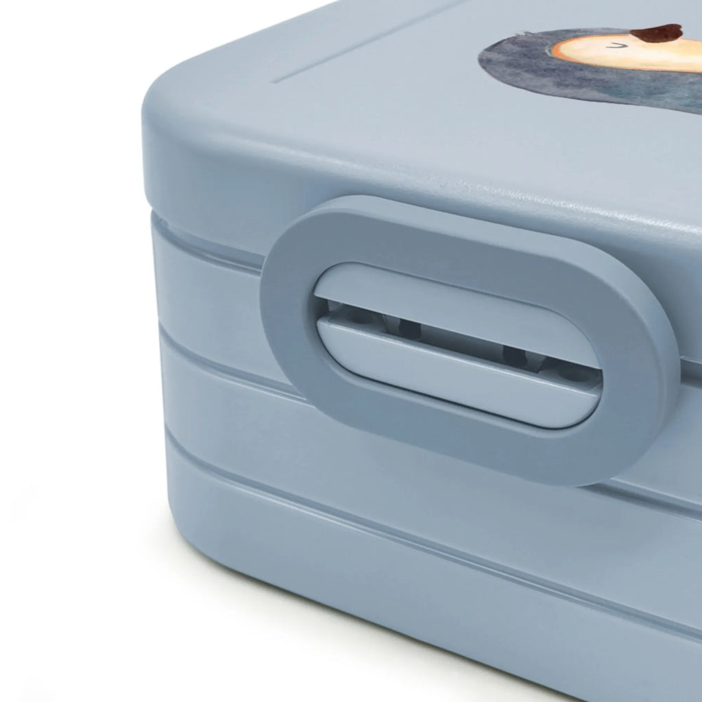 MEPAL Bentobox Pinguin Buch Motiv Brotdose, Bentobox, Lunchbox, Pinguin, Freizeit, Pinguine, Nichtstun, Urlaub, Ferien, Buch, Lesen, Bücherwurm, Faulenzen