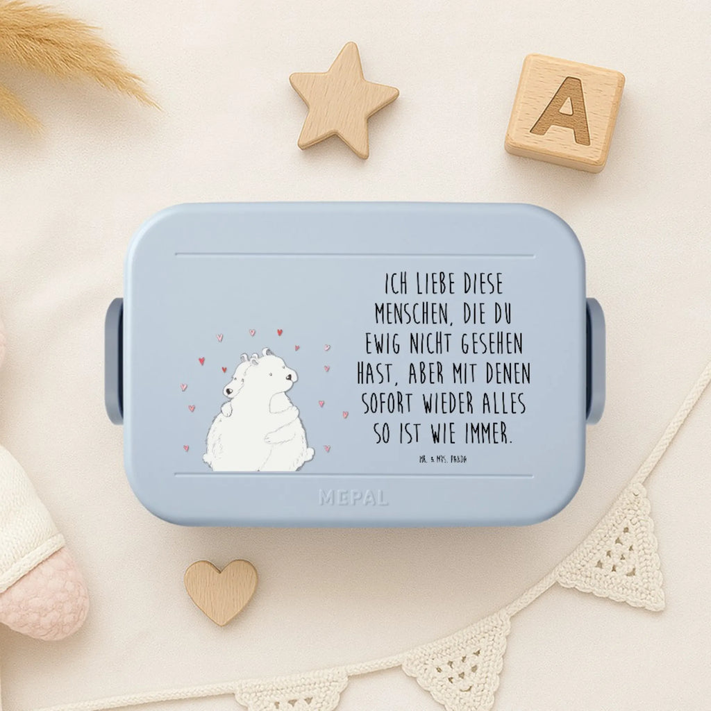 MEPAL Bentobox Eisbär Umarmen Motiv Bentobox, Brotdose, Tiermotive, Tiere, Gute Laune, Lustige Sprüche