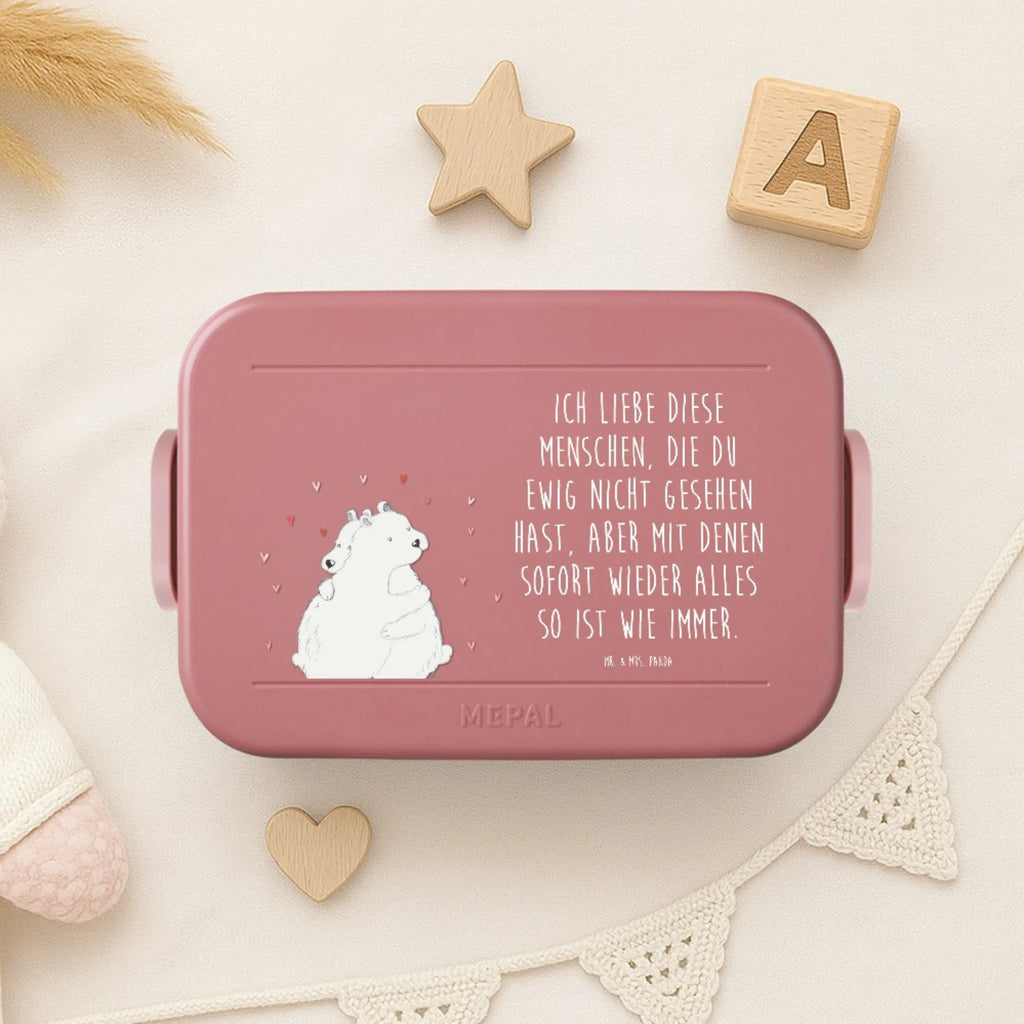MEPAL Bentobox Eisbär Umarmen Motiv Bentobox, Brotdose, Tiermotive, Tiere, Gute Laune, Lustige Sprüche