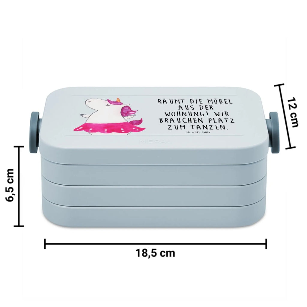 MEPAL Bentobox Einhorn Ballerina Motiv Bentobox, Brotdose, Lunchbox, Einhorn, Einhörner, Einhorn Deko, Unicorn, Spaß, Tanzen, Lebensfreude, Ballerina, Feiern, Geburtstag, Party, Lebenslust, Tänzerin, Wohnung