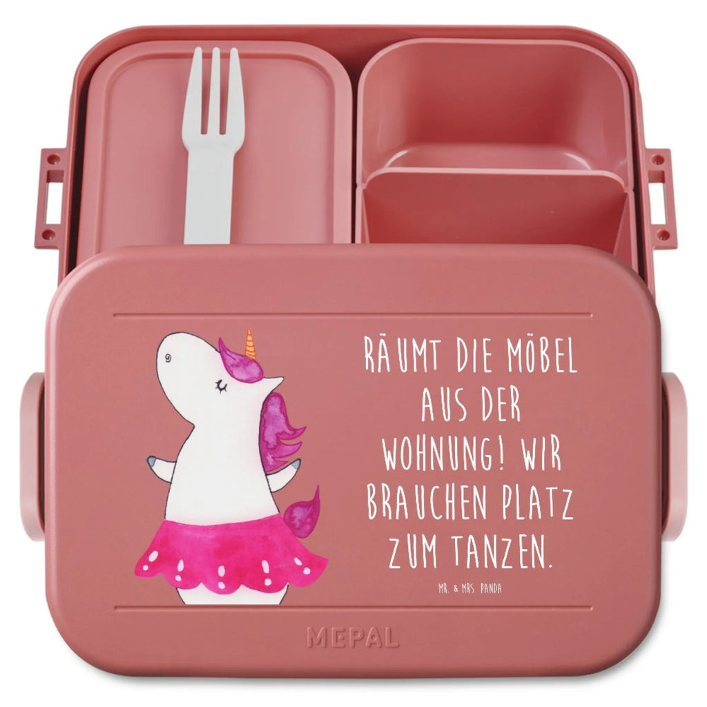 MEPAL Bentobox Einhorn Ballerina Motiv Bentobox, Brotdose, Lunchbox, Einhorn, Einhörner, Einhorn Deko, Unicorn, Spaß, Tanzen, Lebensfreude, Ballerina, Feiern, Geburtstag, Party, Lebenslust, Tänzerin, Wohnung