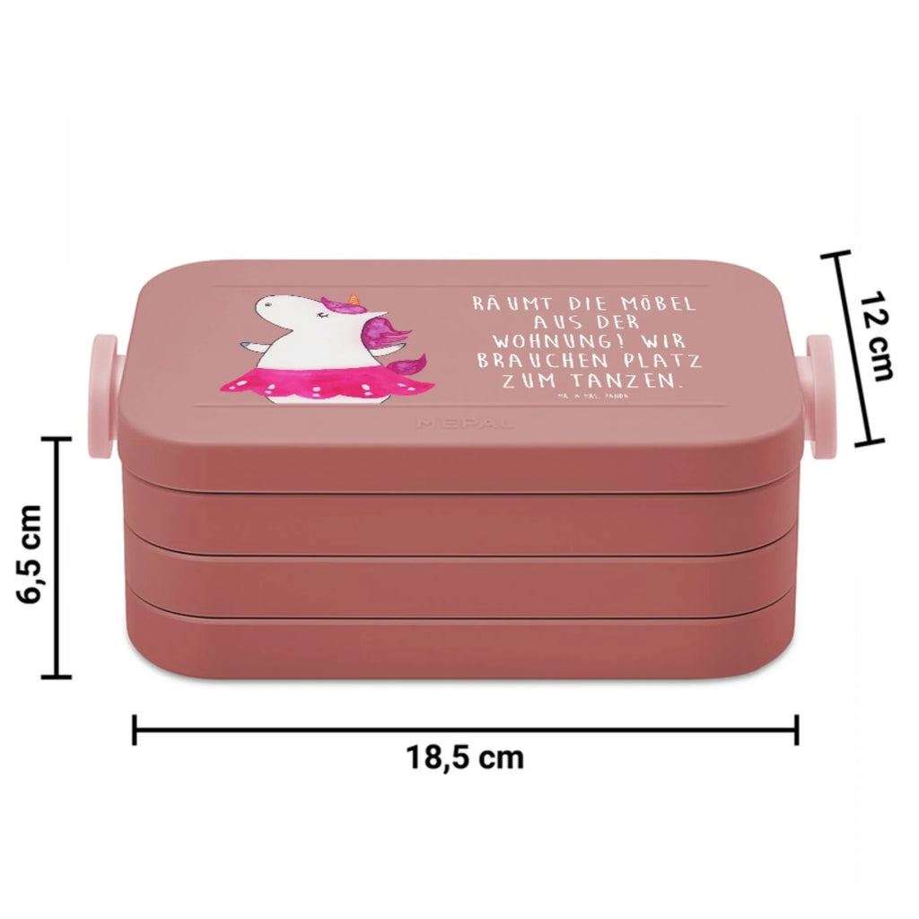 MEPAL Bentobox Einhorn Ballerina Motiv Bentobox, Brotdose, Lunchbox, Einhorn, Einhörner, Einhorn Deko, Unicorn, Spaß, Tanzen, Lebensfreude, Ballerina, Feiern, Geburtstag, Party, Lebenslust, Tänzerin, Wohnung