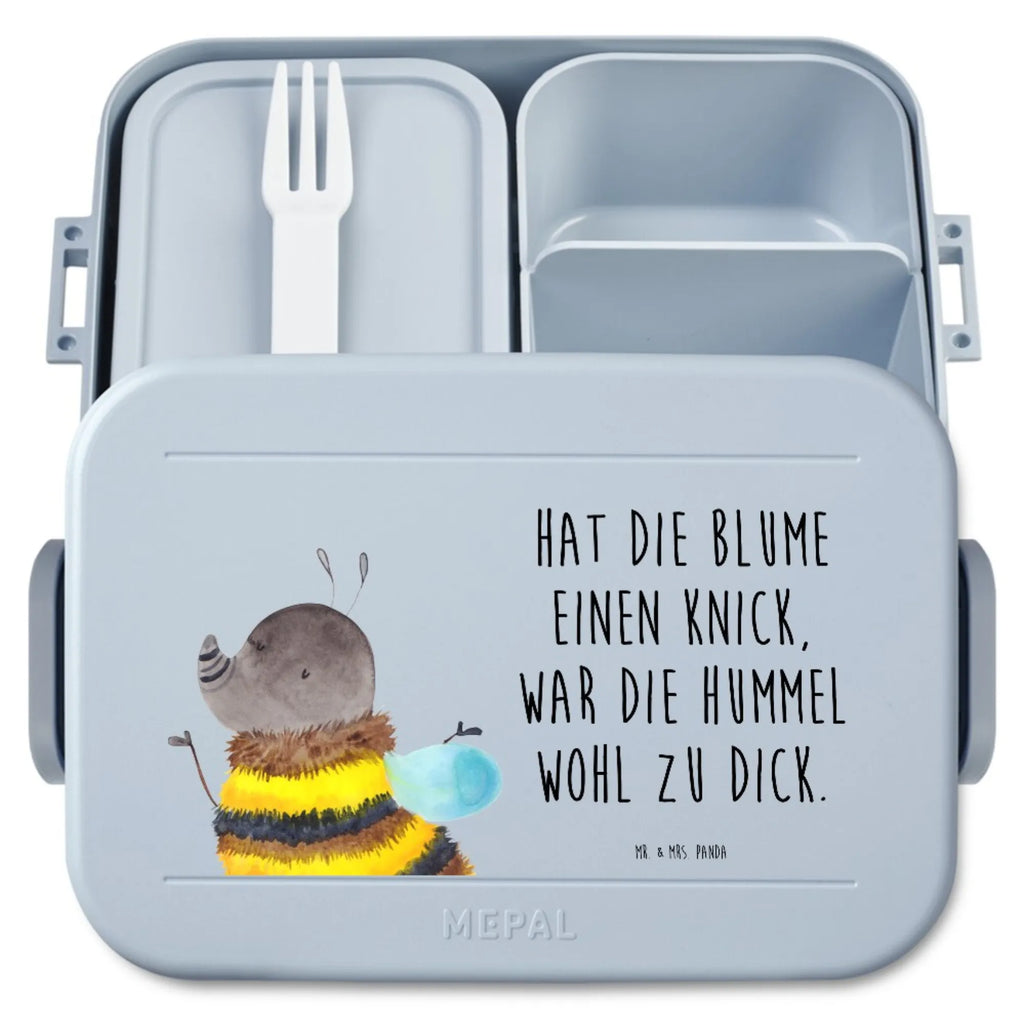 MEPAL Bentobox Hummel flauschig Motiv Bentobox, Brotdose, Lunchbox, Tiermotive, Gute Laune, lustige Sprüche, Tiere, Blume, Flauschig, Hummel, Natur, Biene