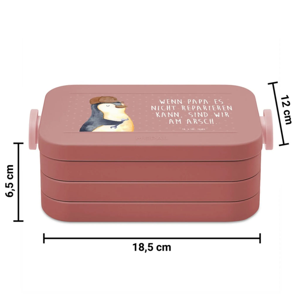 MEPAL Bentobox Wenn Papa es nicht reparieren kann, sind wir am Arsch Motiv