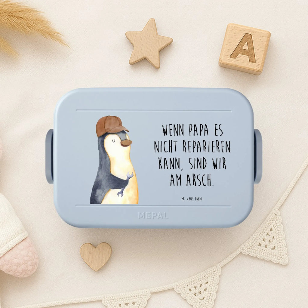 MEPAL Bentobox Wenn Papa es nicht reparieren kann, sind wir am Arsch Motiv Brotdose, Bentobox, Lunchbox, Familie, Vatertag, Muttertag, Bruder, Schwester, Mama, Papa, Oma, Opa, Bester Papa der Welt, Vater, Geschenk Papa